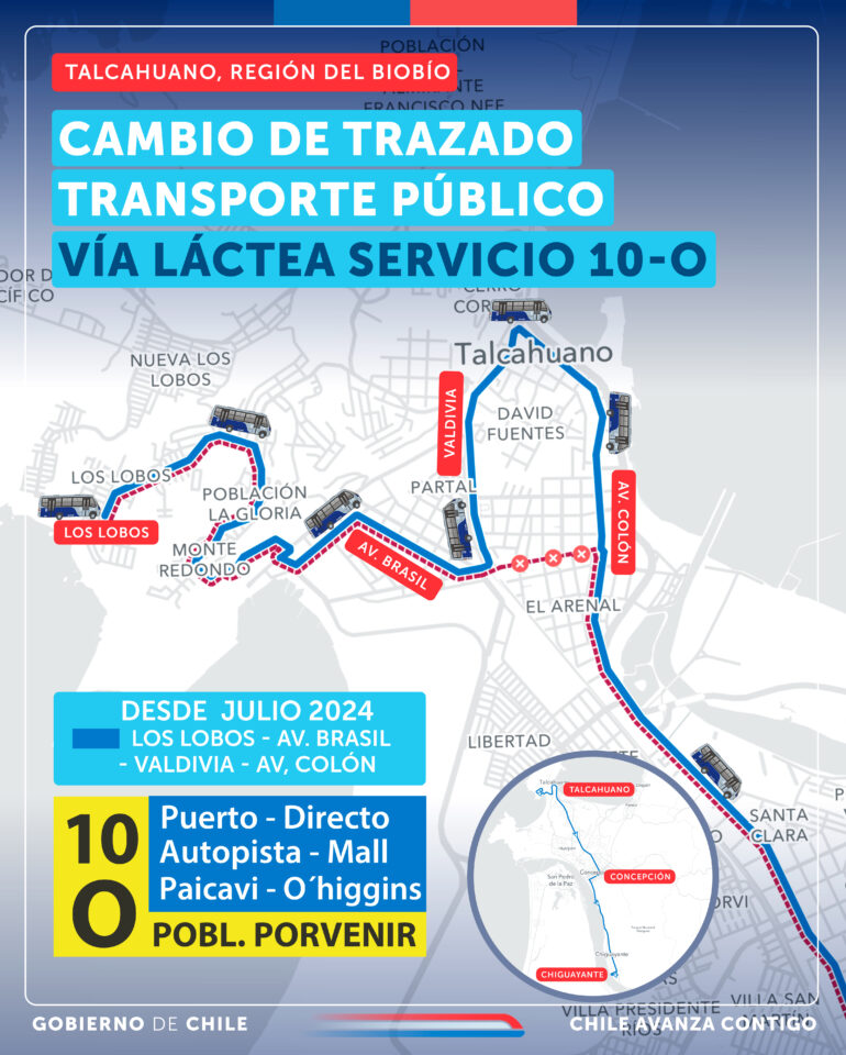 Transporte Público en el Gran Concepción: Conoce las modificaciones de ...