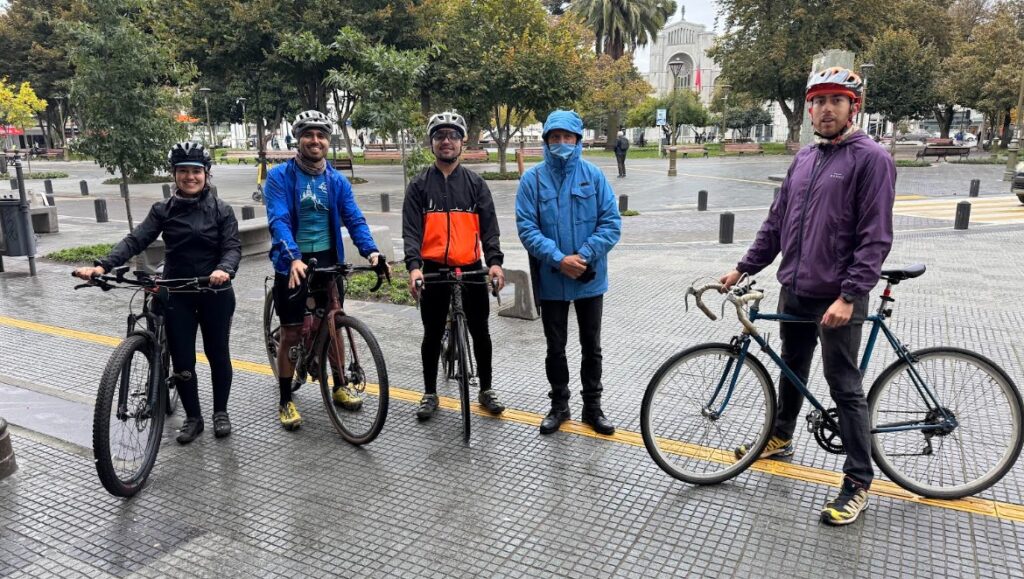 Los ganadores en Bicicleta
