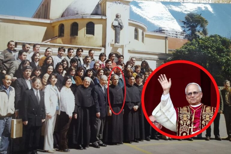 El papa en Colegio San Agustín