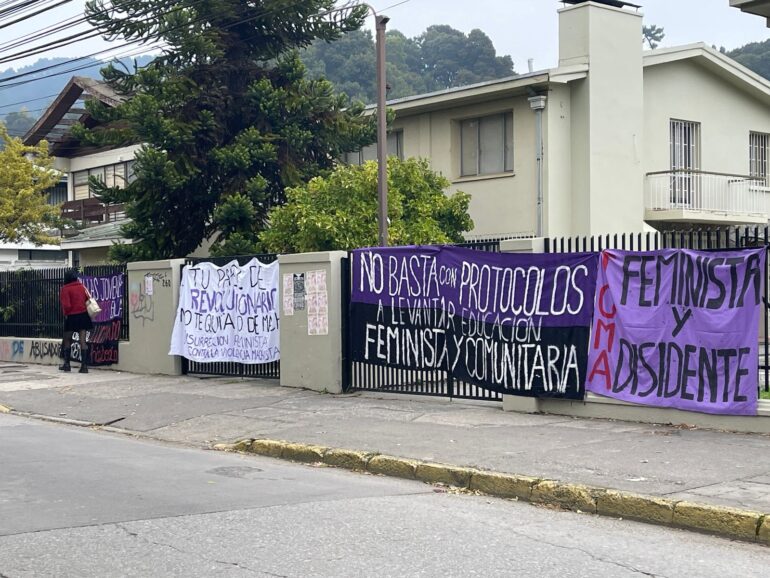 Toma Departamento de Historia Universidad de Concepción