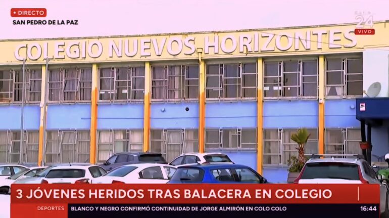 Balacera en Colegio Nuevos Horizontes San Pedro de la Paz
