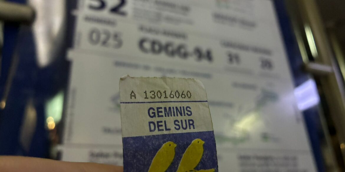 Boleto Géminis Sur