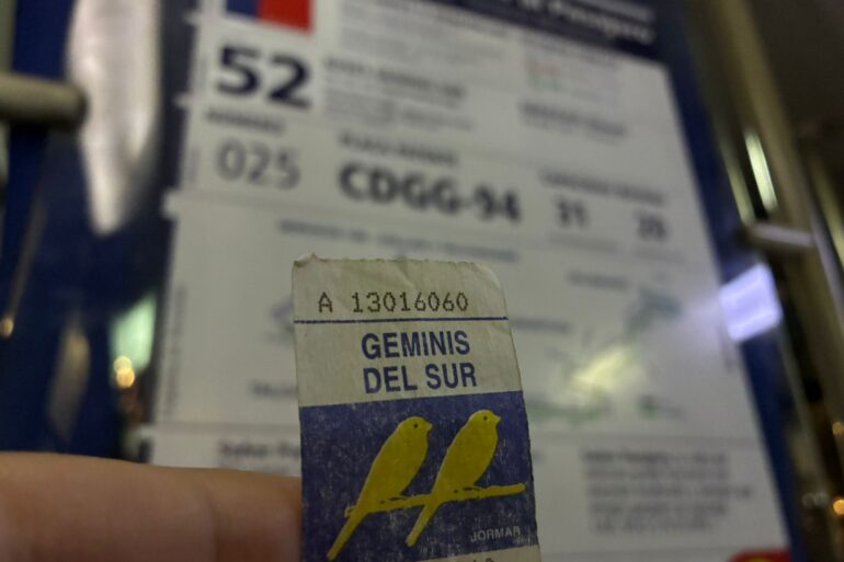 Boleto Géminis Sur