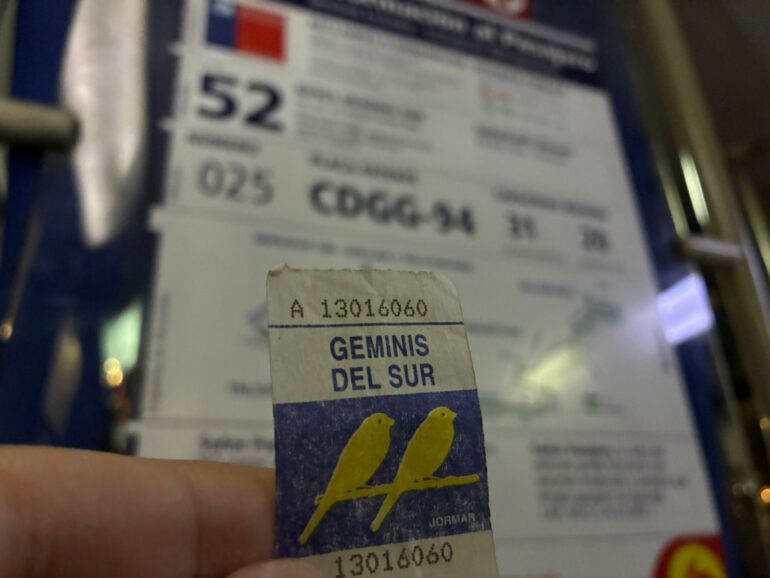 Boleto Géminis Sur
