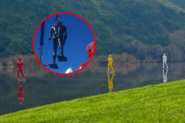 Instalación Laguna Lo Galindo Power Rangers