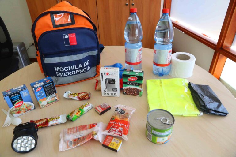 Kit de emergencia para evacuación