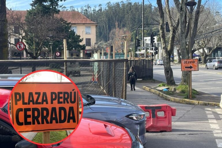 Plaza Perú cerrada