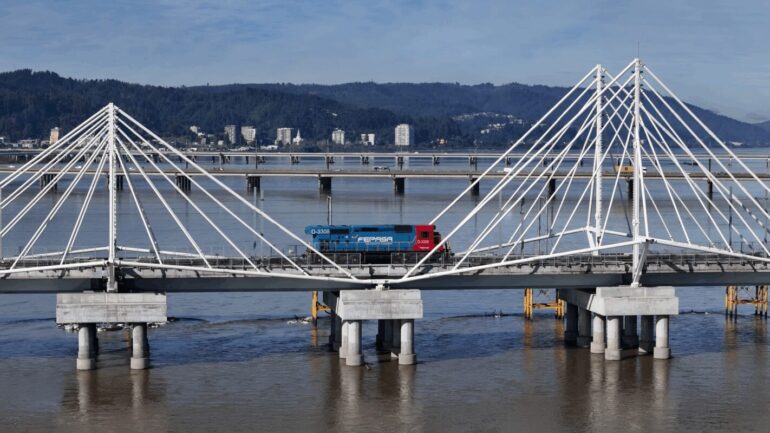 Pruebas dinámicas nuevo Puente Ferroviario