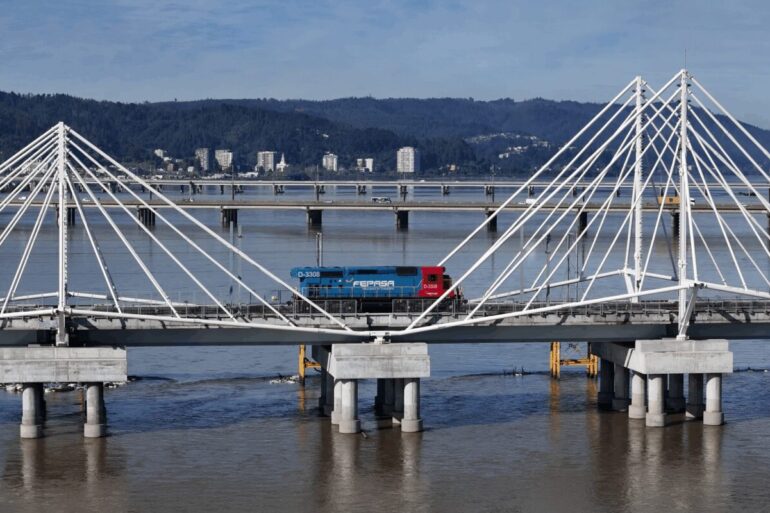 Pruebas dinámicas nuevo Puente Ferroviario