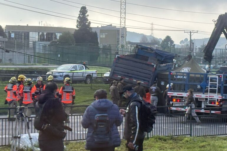 Accidente carabinero SIAT Paicaví Concepción