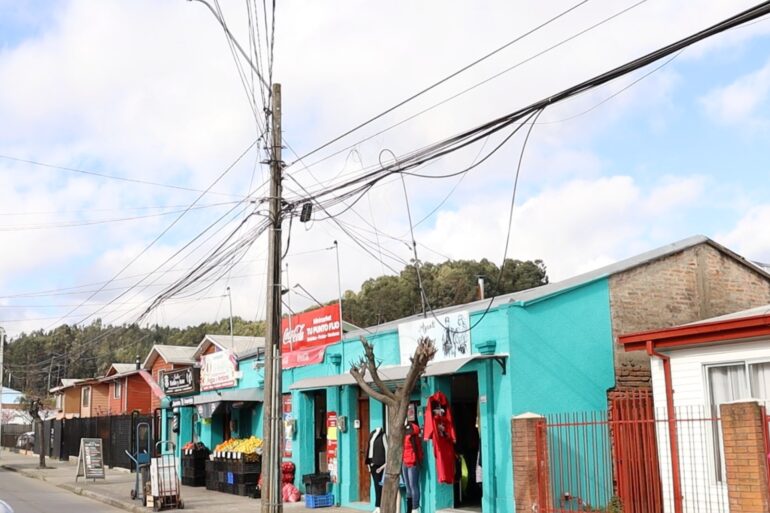 Cables en desuso Penco