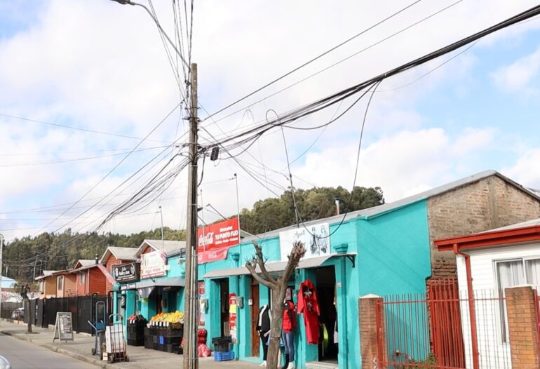 Cables en desuso Penco