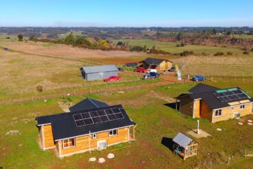 Casas Cañete paneles fotovoltaicos Serviu