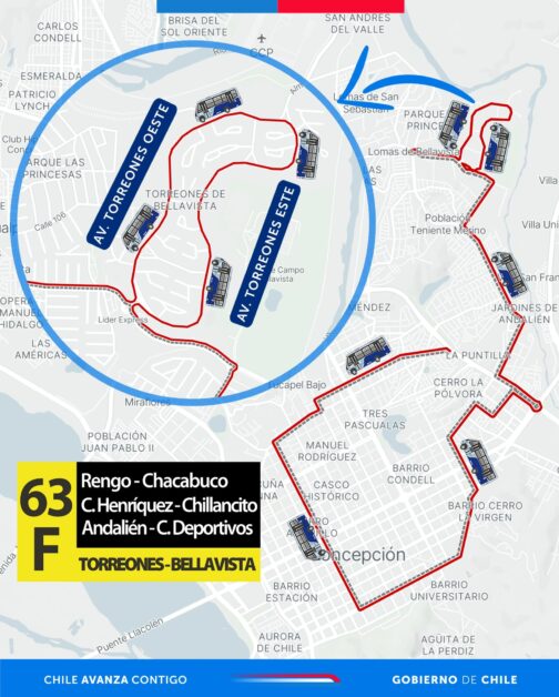 Línea de buses Rengo Lientur extenderá uno de sus recorridos en Concepción