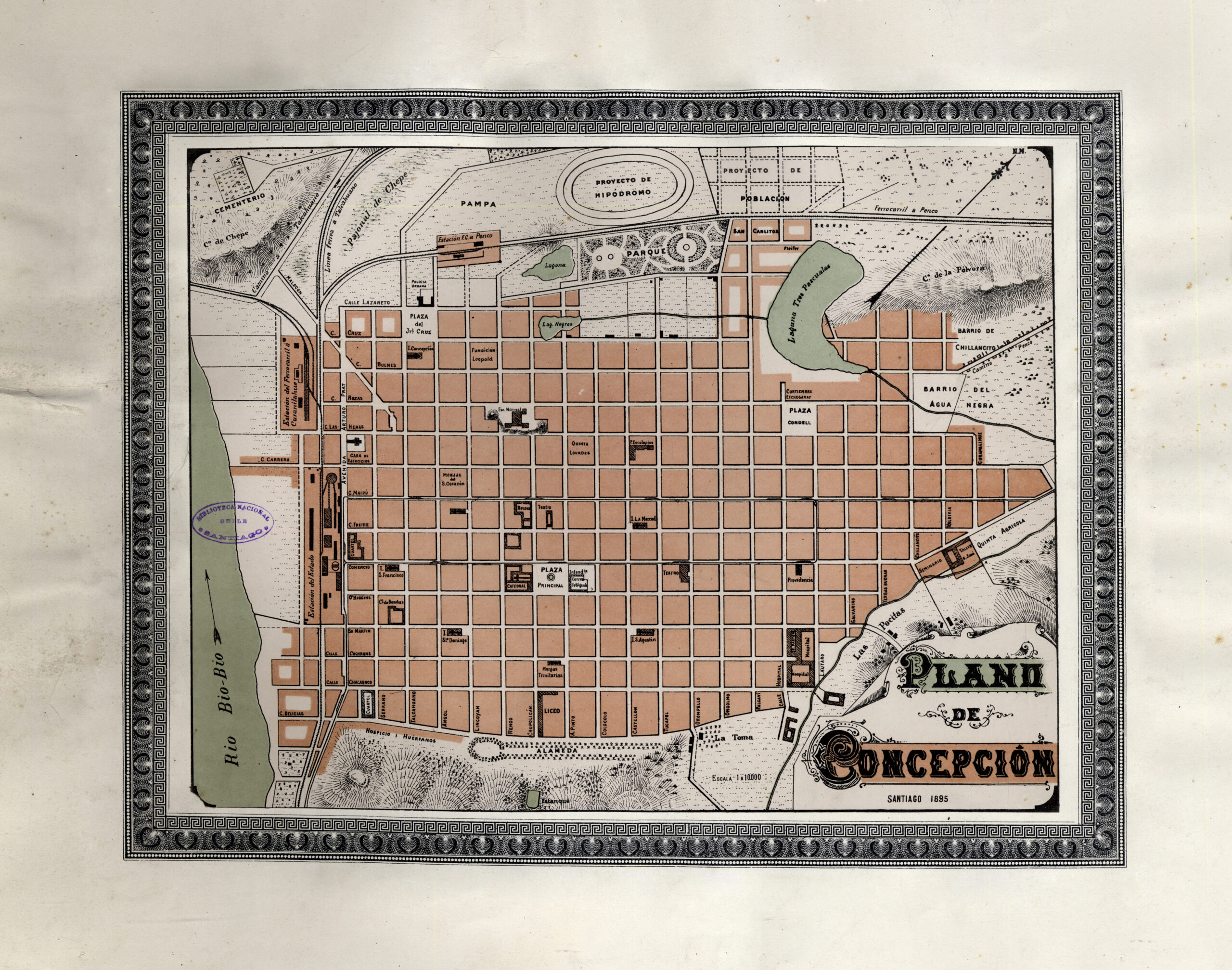 Plano de Concepción 1895