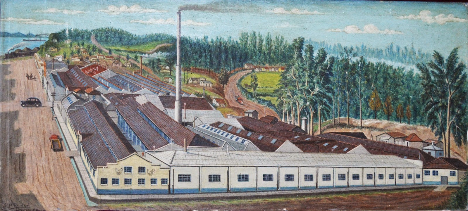 Planta Fanaloza dibujo 1945