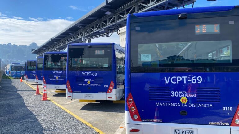 Terminal eléctrico Ruta Las Playas Municipalidad de Talcahuano