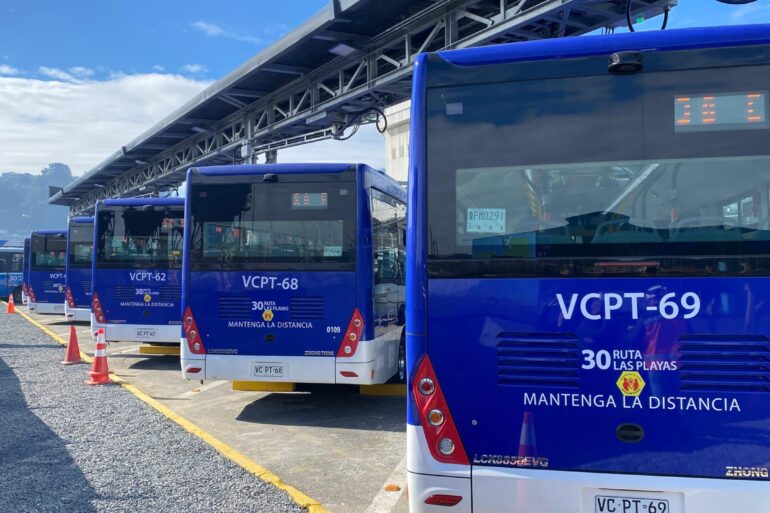 Terminal eléctrico Ruta Las Playas Municipalidad de Talcahuano