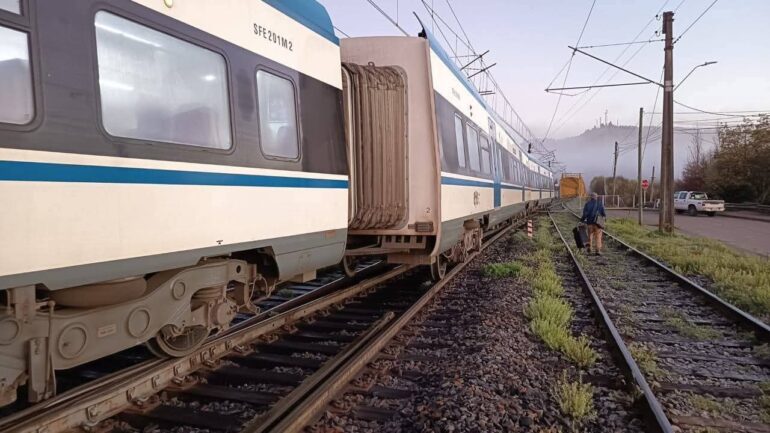 Tren Corto Laja descarrilamiento
