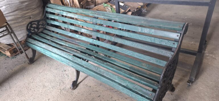 Cabrero banca reciclada plástico