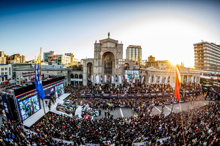 Largada protocolar WRC Chile 2025