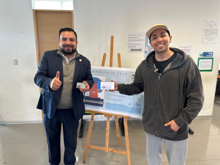 Primer mes licencia de conducir digital Biobío