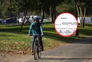 Tránsito de las ciclovías