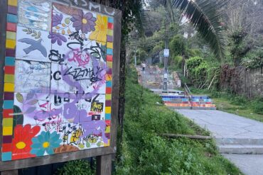 Letrero de la Escalera La Paz
