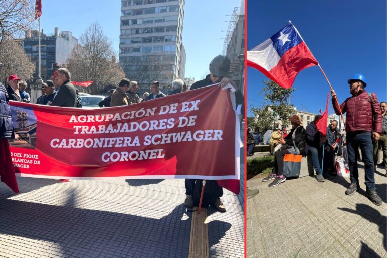 Ex mineros de Coronel