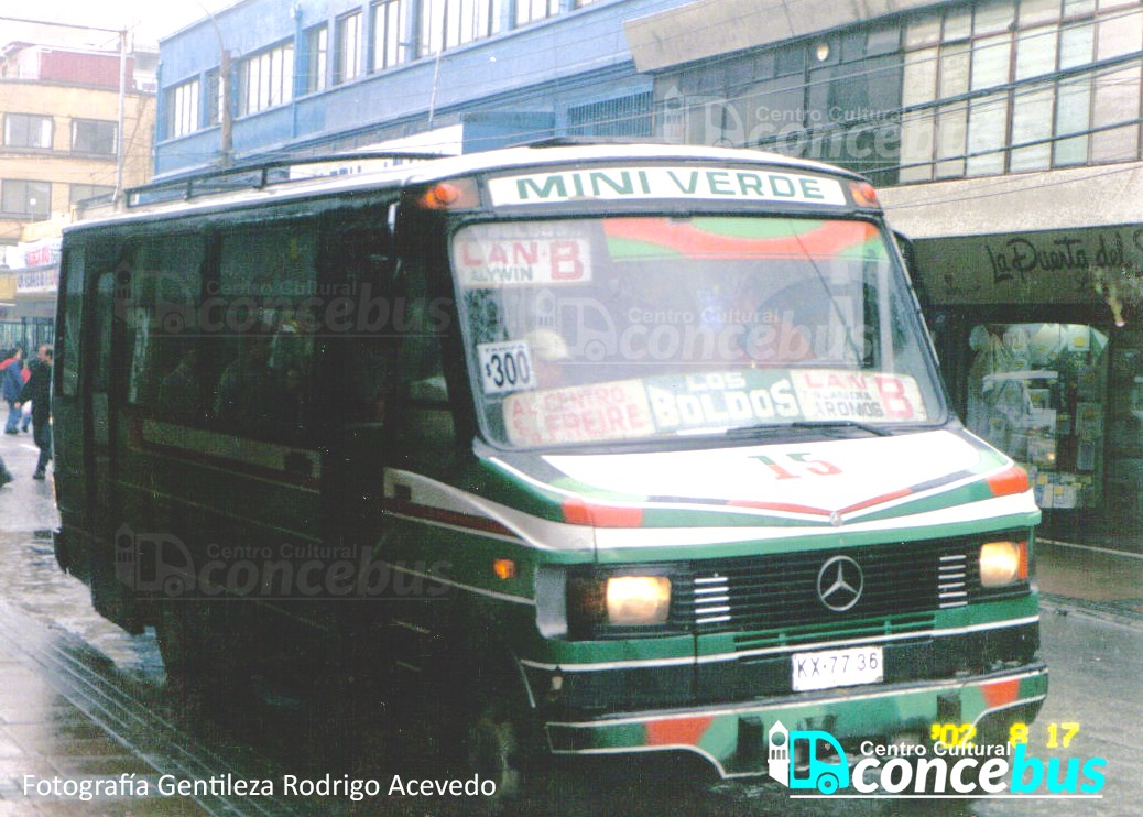 Micros del Gran Concepción Buses Mini Verde