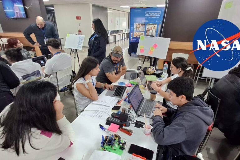Participantes de la hackatón de la NASA en Concepción | Edición: Sala de Prensa