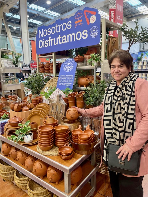 Regina Parra Ulloa en Sodimac | Foto: Ministerio de Agricultura