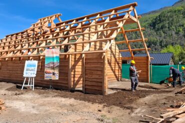 Ruca comunitaria Cauñicú Alto Biobío