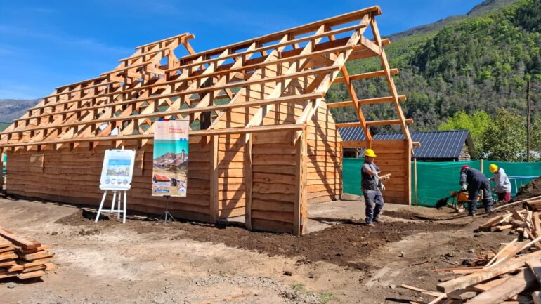 Ruca comunitaria Cauñicú Alto Biobío