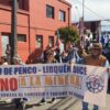Marcha de vecinos de Penco en contra de la minera Aclara | Foto: Bastian Benismelis