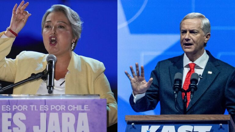 Jeannette Jara vs José Antonio Kast