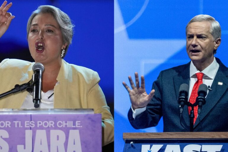 Jeannette Jara vs José Antonio Kast