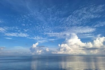 Nubes sobre el Océano Austral | Foto: Departamento de Geofísica