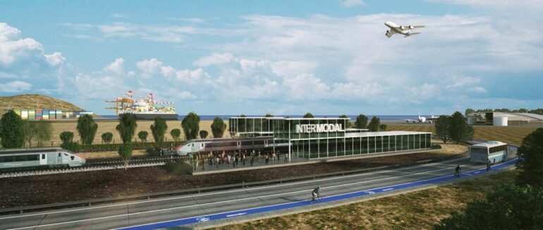 Tren Concepción-Chillán acceso norte