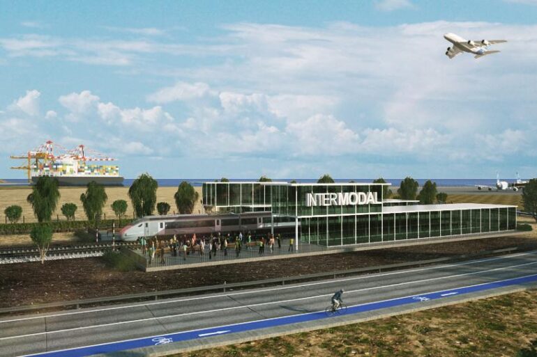 Tren Concepción-Chillán acceso norte