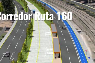 Corredor transporte público Ruta 160