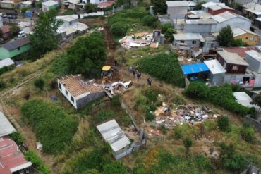 Demolición casas narco Penco