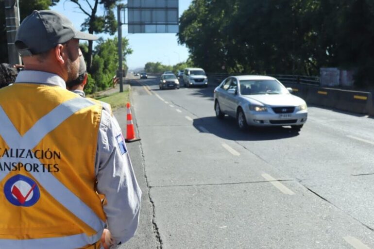 Fiscalización seremi Transportes puente Juan Pablo II