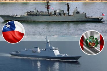 Fragatas peruanas y chilenas