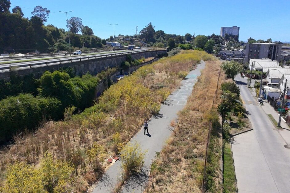 27-F vista aérea calle Manuel Rodríguez