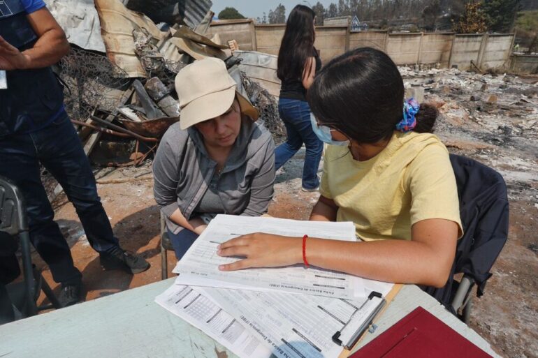 Ficha FIBE incendio forestal Biobío