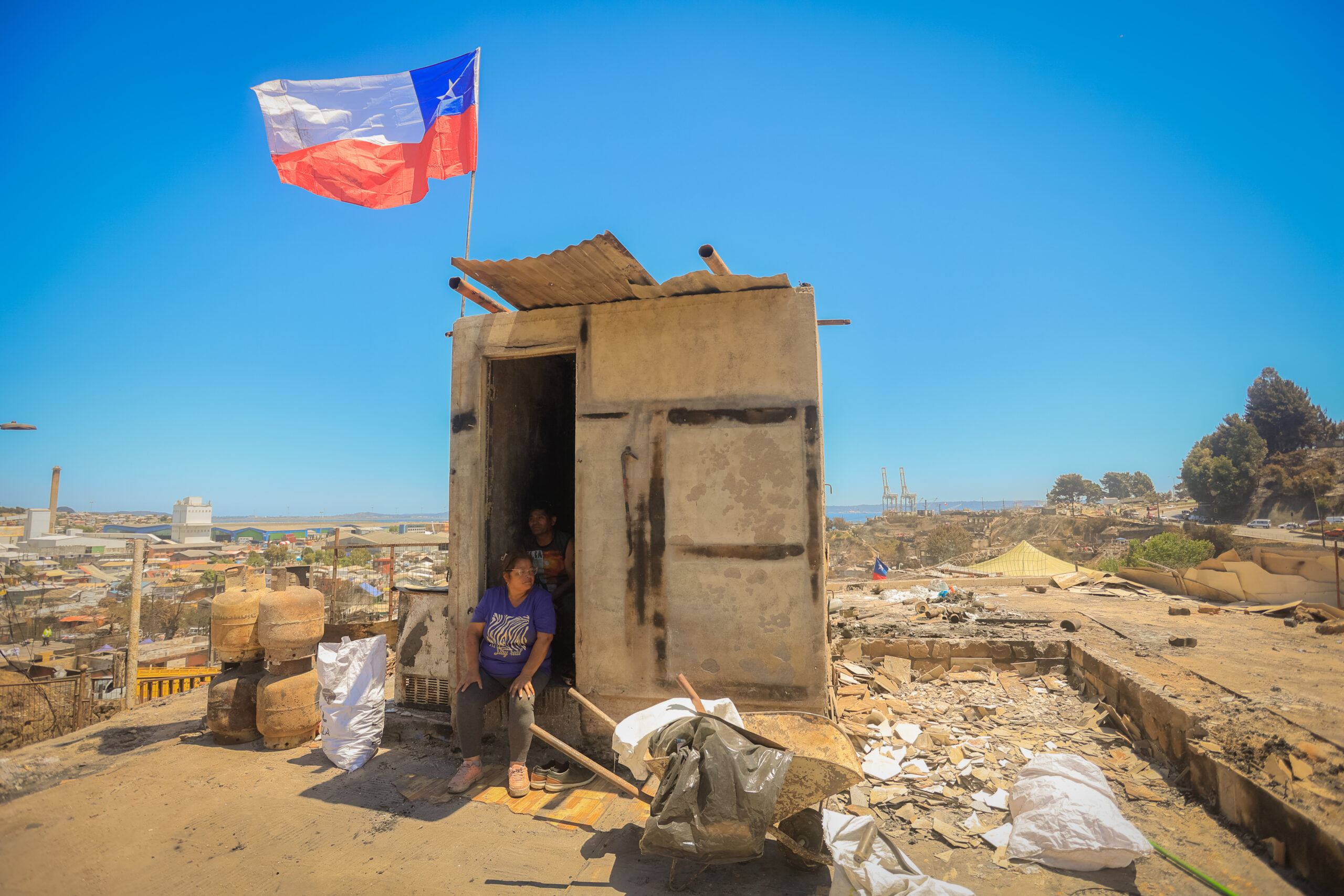 Reconstrucción Penco Lirquén Incendio Forestal | Foto: Raphael Sierra