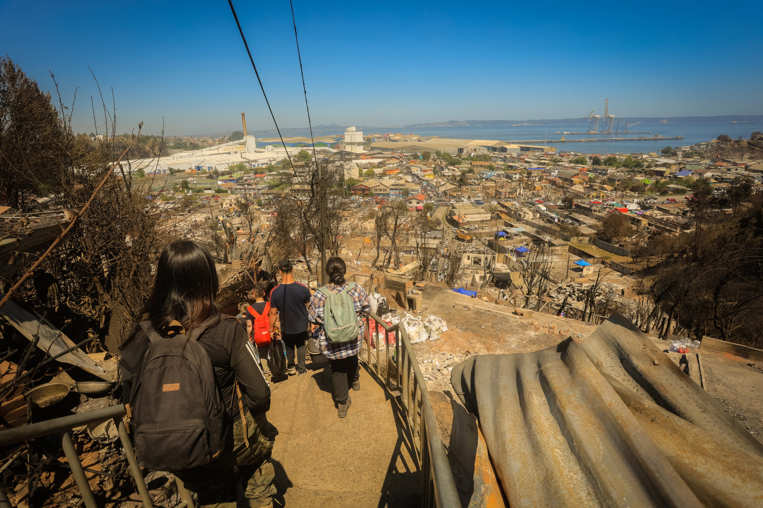 Reconstrucción Penco Lirquén Incendio Forestal | Foto: Raphael Sierra