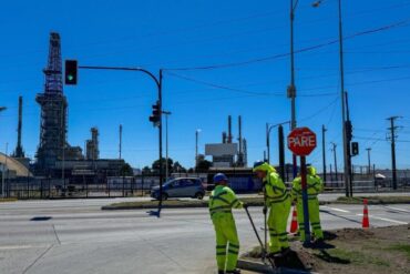 Semáforo avenida Costanera Finlandia Hualpén