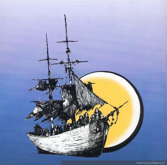 Caleuche en la isla Imelev.